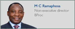 M C Ramaphosa